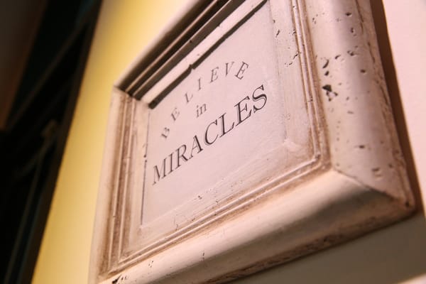 What if supernatural miracles matter less than natural means?