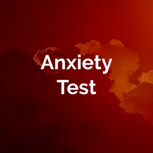 "Do I have an anxiety disorder?" Test yourself quickly here!